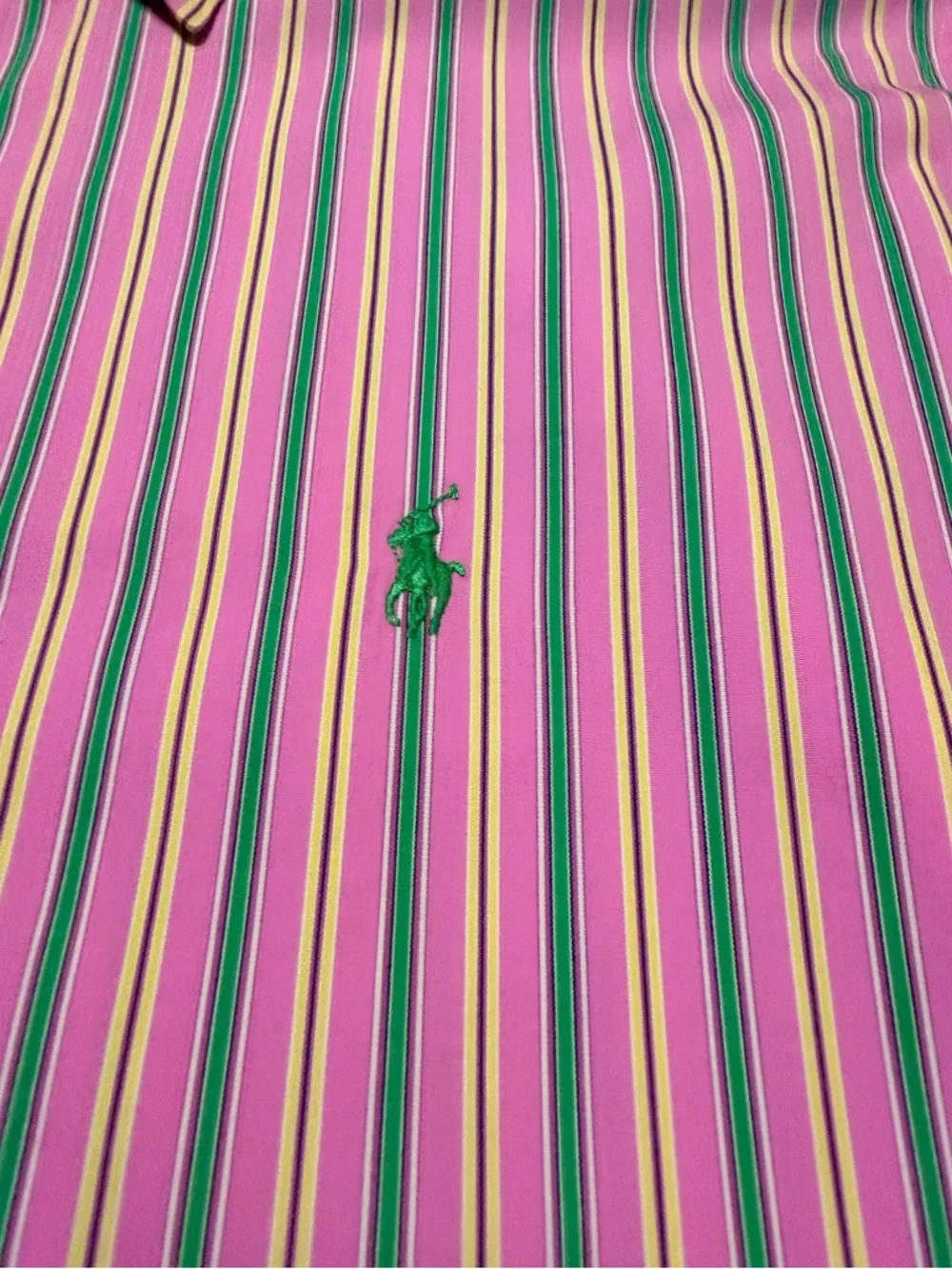 Polo by Ralph Lauren Pink Multi-Stripe Button-Down Shirt